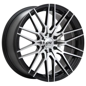 Dai Alloys – Rebel – Black – 17″x7.5″ 40mm – Summer Wheels – DW8117004